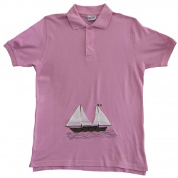 POLO IN COTTON WITH BOAT...