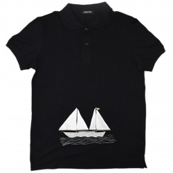 POLO IN COTTON WITH BOAT...